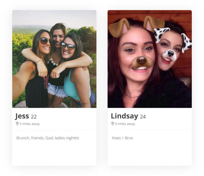 tinder girls hoes before bros