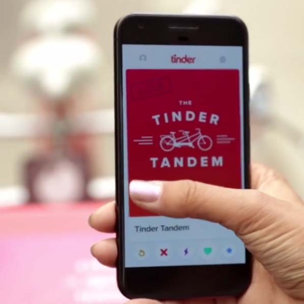 Tinder Tandem Swipe Right